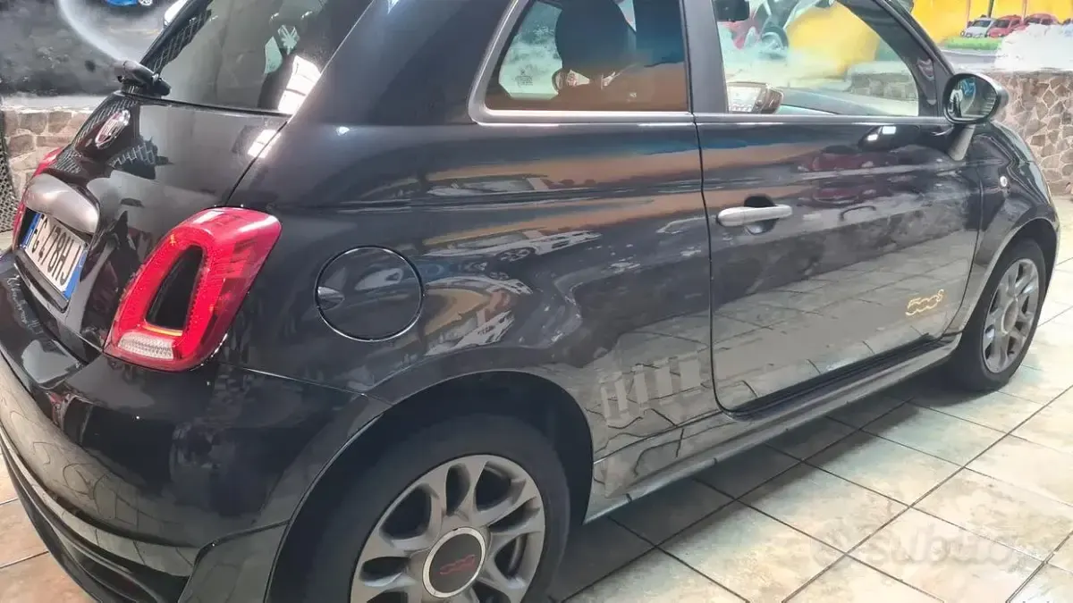 Usata Fiat 500S S 95 CV (69 kW) 2016 Nero Berlina