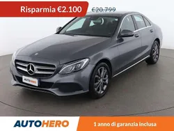 Grigio Usata 2017 Mercedes C200 Tre volumi | 18.199 € (Ottimo prezzo)