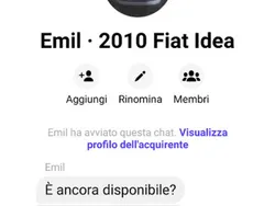 Usata 2010 Fiat Idea Monovolume | 2800 €