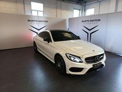 Bianco/tetto nero / metallizzato Usata 2018 Mercedes C220 Premium Plus Coupé | 24.900 € (Cara)