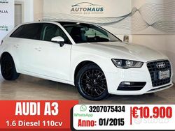 Bianco Usata 2015 Audi A3 Tre volumi | 10.900 € (Molto cara)