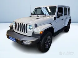 Bianco Usata 2022 Jeep Wrangler Unlimited Sahara SUV | 54.200 € (Buon prezzo)