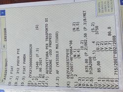 Bianco Usata 2013 Fiat Panda Due volumi | 7000 €