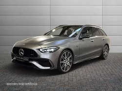 Grigio selenite magno designo Usata 2023 Mercedes C43 AMG Premium Station wagon | 61.000 € (Buon prezzo)