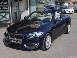 Blu Usata 2016 BMW 220 Luxury Line Cabrio | 24.850 € (Cara)