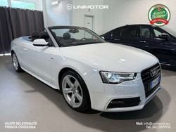 Bianco Usata 2015 Audi A5 Cabriolet S-Line Cabrio | 18.950 € (Buon prezzo)