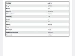 Usata 2015 Fiat Punto Due volumi | 3900 €