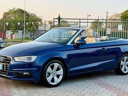 Blu/azzurro Usata 2014 Audi A3 Cabriolet Ambition Cabrio | 15.999 €