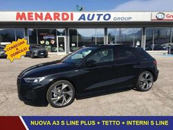 Nero Nuova 2025 Audi A3 S-line plus Tre volumi | 41.900 € (Buon prezzo)