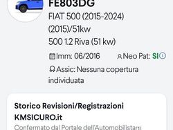 Bianco Usata 2016 Fiat 500 Pop Tre volumi | 8900 € (Buon prezzo)