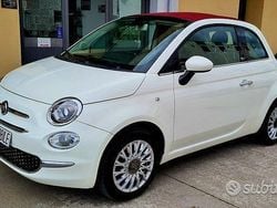 Bianco Usata 2015 Fiat 500 Lounge Cabrio | 10.700 € (Cara)