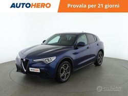 Blu Usata 2018 Alfa Romeo Stelvio Super SUV | 20.599 € (Buon prezzo)