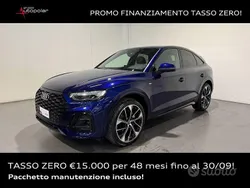 Blu navarra metallizzato Usata 2022 Audi Q5 Sportback S-line plus SUV | 46.900 €