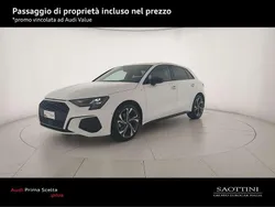 Bianco ibis Usata 2022 Audi A3 Sportback g-tron S-Line Tre volumi | 25.400 € (Buon prezzo)