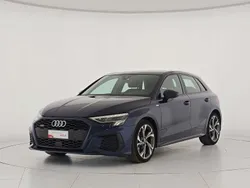 Blu navarra metallizzato Usata 2021 Audi A3 Sportback S-Line Tre volumi | 34.800 € (Buon prezzo)