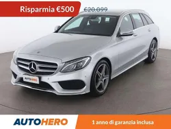 Argento Usata 2018 Mercedes C220 Premium Station wagon | 19.599 € (Buon prezzo)