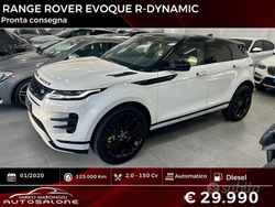 Bianco Usata 2020 Land Rover Range Rover evoque R-Dynamic Station wagon | 28.490 € (Molto cara)