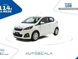 Bianco Usata 2019 Peugeot 108 Active Due volumi | 9990 € (Buon prezzo)
