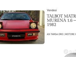 Rosso Usata 1982 Talbot Murena Coupé | 15.000 €