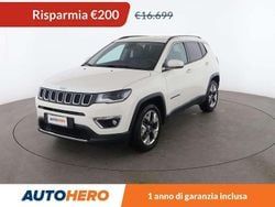 Bianco Usata 2017 Jeep Compass Limited SUV | 16.499 € (Buon prezzo)