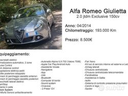 Usata 2014 Alfa Romeo Giulietta Exclusive Due volumi | 8500 € (Cara)