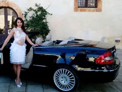 Blu/azzurro Usata 2007 Mercedes CLK200 Avantgarde Cabrio | 9000 € (Super prezzo)