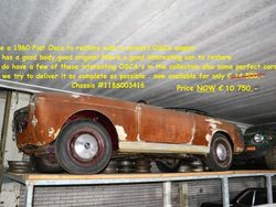 Rosso Usata 1960 Fiat 1500S S Cabrio | 10.750 €