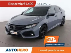 Grigio Usata 2017 Honda Civic Elegance Tre volumi | 13.299 € (Buon prezzo)