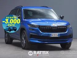 Blu race metallizzato Usata 2022 Skoda Kodiaq SportLine SUV | 29.238 € (Ottimo prezzo)