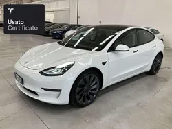 Pearl white multicoat Usata 2021 Tesla Model 3 Performance Tre volumi | 30.600 € (Buon prezzo)