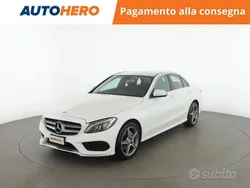 Bianco Usata 2015 Mercedes C220 AMG line Tre volumi | 17.099 € (Buon prezzo)