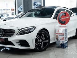 Bianco perlato metallizzato Usata 2019 Mercedes C220 Premium Plus Coupé | 27.499 € (Buon prezzo)