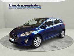 Blu/azzurro Usata 2018 Ford Fiesta Titanium Tre volumi | 10.000 € (Buon prezzo)