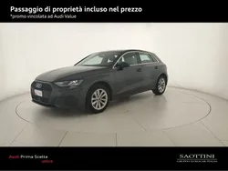 H1 grigio manhattan metallizza Usata 2020 Audi A3 Sportback Business Tre volumi | 21.900 € (Buon prezzo)