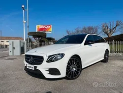 Bianco Usata 2017 Mercedes E220 AMG line Station wagon | 30.000 € (Molto cara)