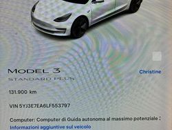Bianco Usata 2020 Tesla Model 3 Tre volumi | 22.900 € (Buon prezzo)