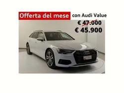 Bianco ghiaccio Usata 2023 Audi A6 Business Station wagon | 45.900 € (Buon prezzo)
