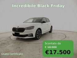 Bianca tetto nero Usata 2024 Skoda Fabia Monte Carlo Due volumi | 17.500 € (Buon prezzo)
