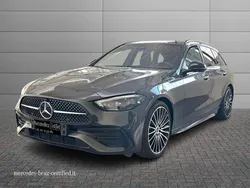 Grigio scuro metallizzato Usata 2024 Mercedes C220 AMG line Station wagon | 48.400 € (Cara)