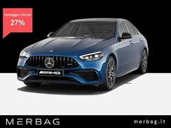 Blu Nuova 2025 Mercedes C43 AMG Premium Tre volumi | 79.900 € (Molto cara)