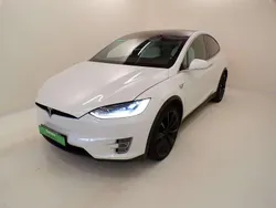 Bianco perlato met Usata 2020 Tesla Model X Long Range SUV | 37.400 € (Ottimo prezzo)