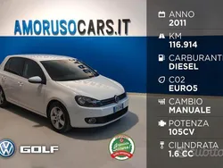 Bianco Usata 2011 VW Golf VI Highline Tre volumi | 7800 € (Buon prezzo)