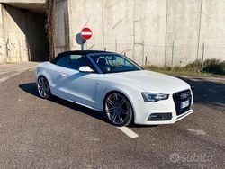 Bianco Usata 2013 Audi A5 Cabriolet S-Line Cabrio | 17.000 € (Molto cara)
