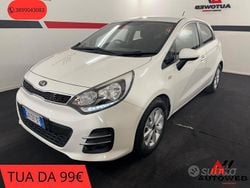 Bianco Usata 2016 Kia Rio Tre volumi | 5900 € (Buon prezzo)