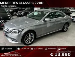 Grigio Usata 2015 Mercedes C220 Executive Tre volumi | 13.990 € (Buon prezzo)