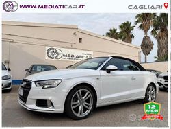 Bianco Usata 2017 Audi A3 Cabriolet Attraction Cabrio | 18.300 € (Buon prezzo)