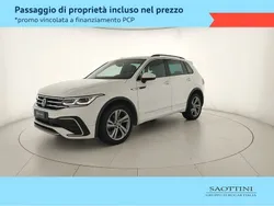 Pure white Usata 2021 VW Tiguan R-line SUV | 27.900 € (Buon prezzo)