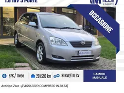 Argento / metallizzato Usata 2002 Toyota Corolla Tre volumi | 2700 € (Buon prezzo)