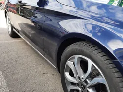 Blu/azzurro Usata 2017 Mercedes C200 Exclusive Tre volumi | 17.500 € (Buon prezzo)