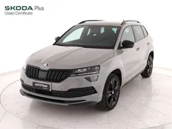 Grigio acciaio Usata 2021 Skoda Karoq SportLine SUV | 23.900 € (Buon prezzo)